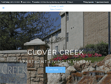 Tablet Screenshot of clovercreekapts.com